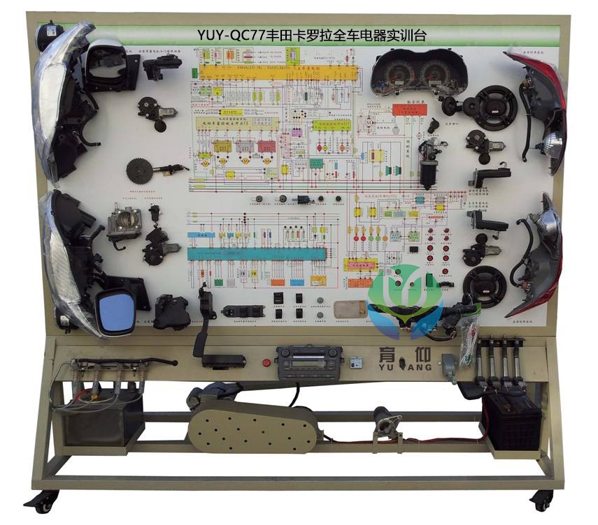 <b>YUY-QC77豐田卡羅拉全車電器實訓(xùn)臺</b>