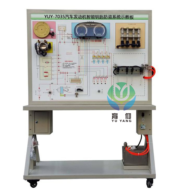 <b>YUY-7035汽車發(fā)動(dòng)機(jī)智能鑰匙防盜系統(tǒng)示教板</b>