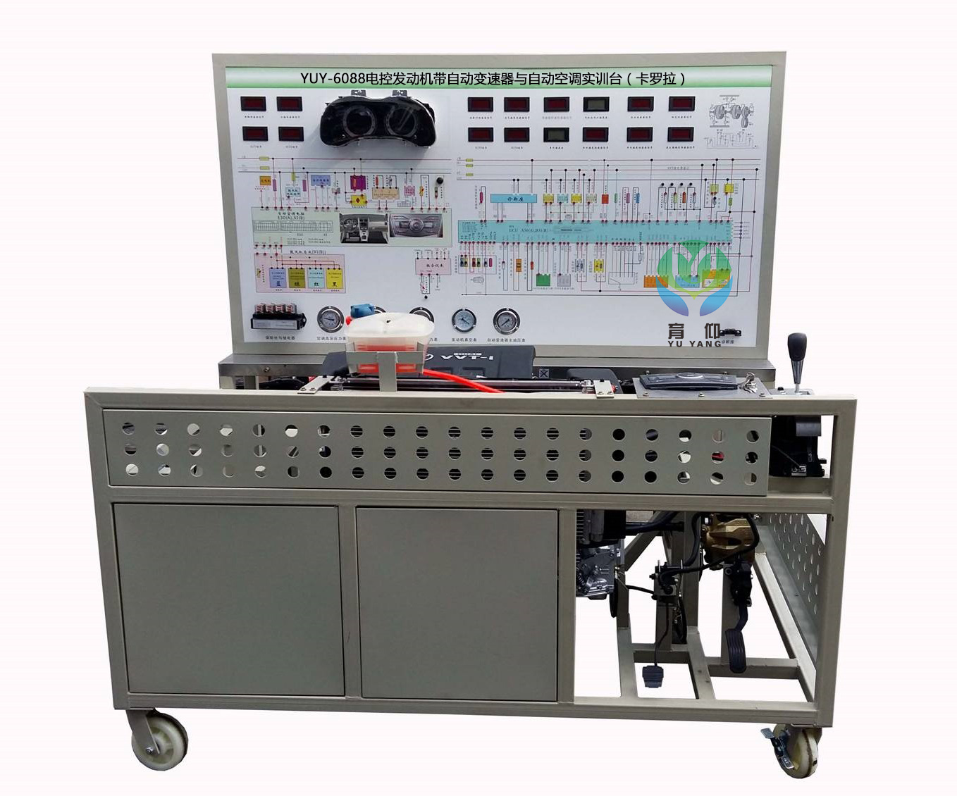 <b>YUY-6088電控發(fā)動(dòng)機(jī)帶自動(dòng)變速器與自動(dòng)空調(diào)實(shí)訓(xùn)臺(tái)</b>