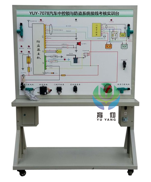 <b>YUY-7078汽車中控鎖與防盜系統(tǒng)接線考核實(shí)訓(xùn)臺(tái)</b>